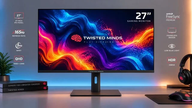 مانیتور 27 اینچ گیمینگ تویستد مایندز مدل Twisted Minds TM27FHD100IPS